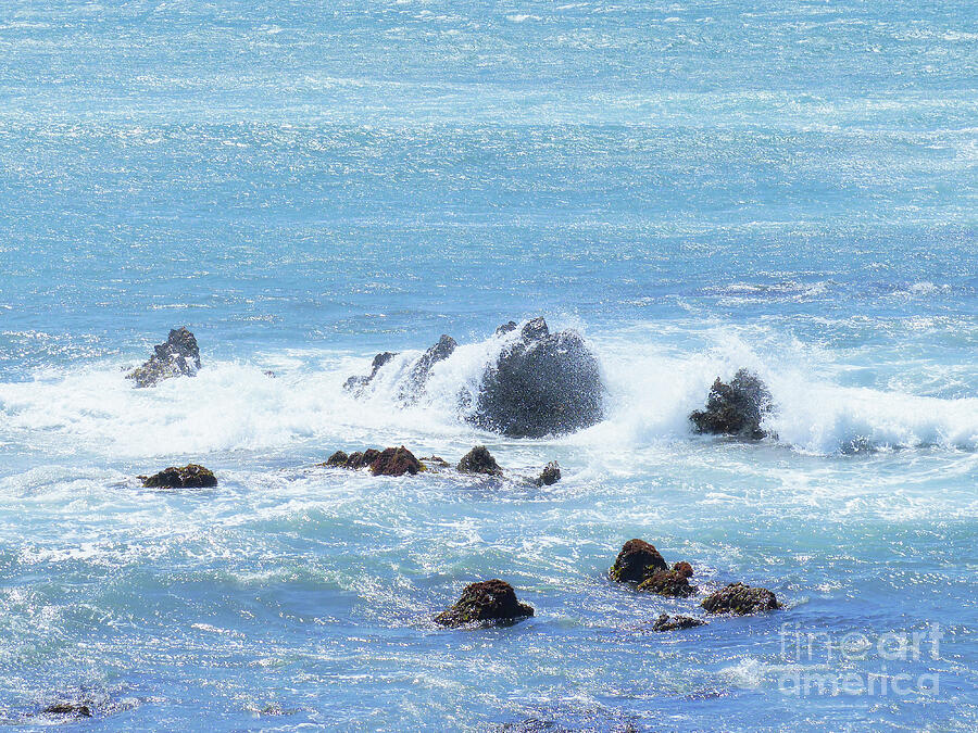 Waves Upon Rocks 6 Photograph By Connie Sloan - Fine Art America