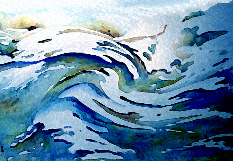 Waves Digital Art by Vallee Johnson