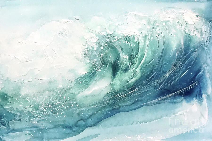 Waves XII Painting by Chris Paschke Waves XII Painting by Chris Paschke