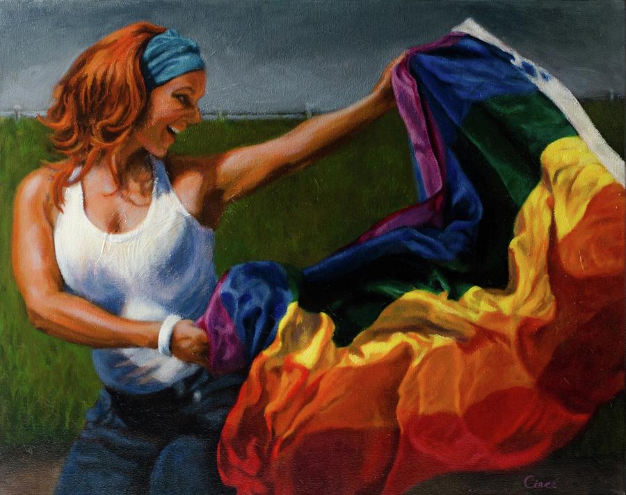Waving Pride is a painting by Joelle Laramee which was uploaded on March 17...