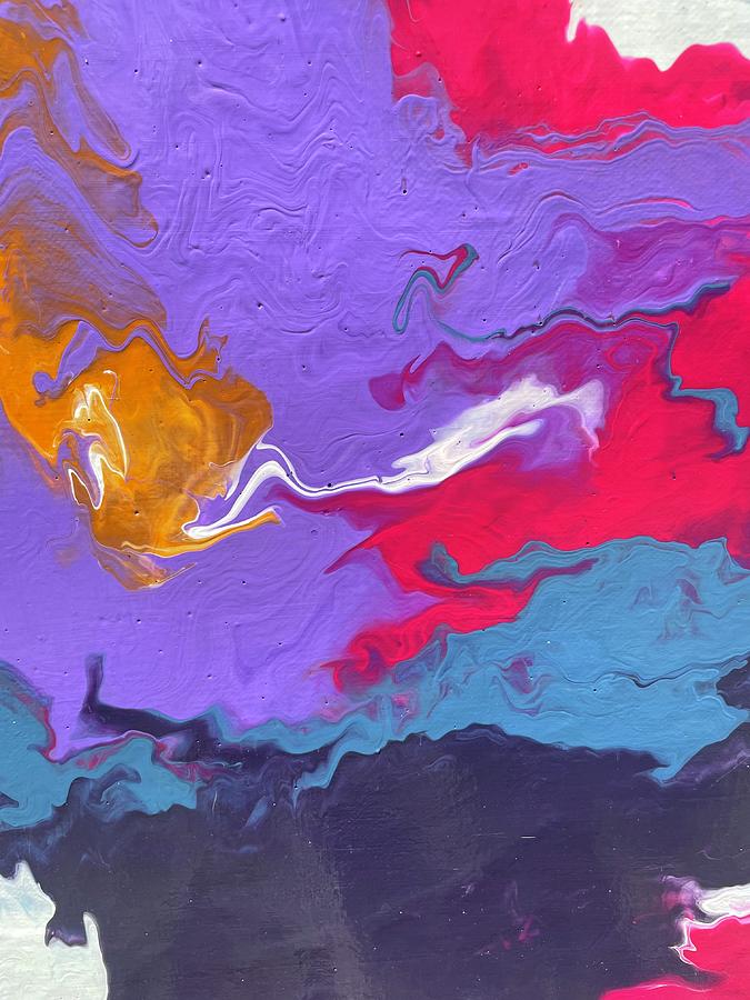 Wavy Painting by Kate Woods - Fine Art America