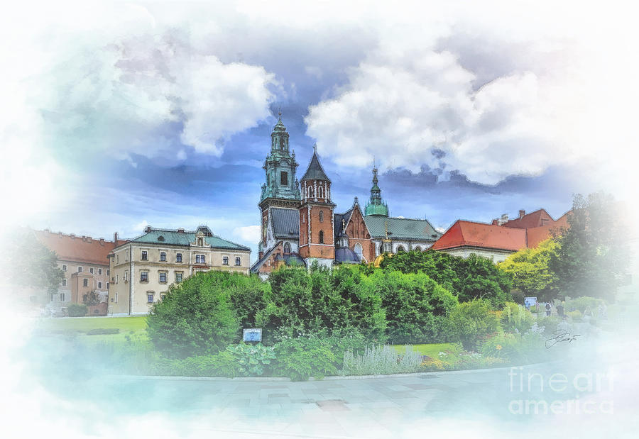 Wawel Royal Castle Digital Art by Jerzy Czyz
