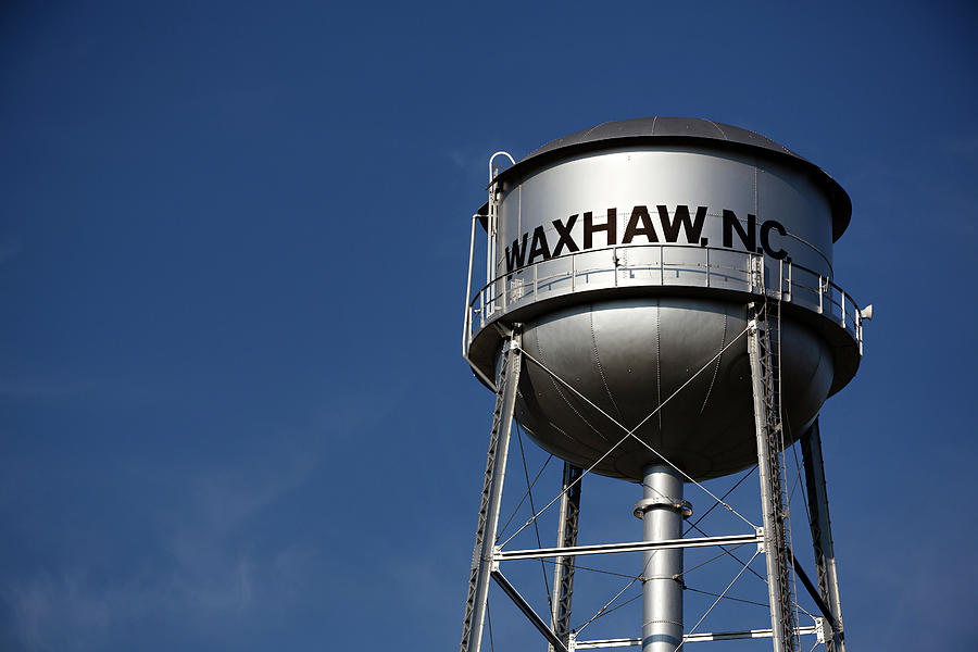 Waxhaw Water Tower in North Carolina Photograph by Carolyn Ann Ryan