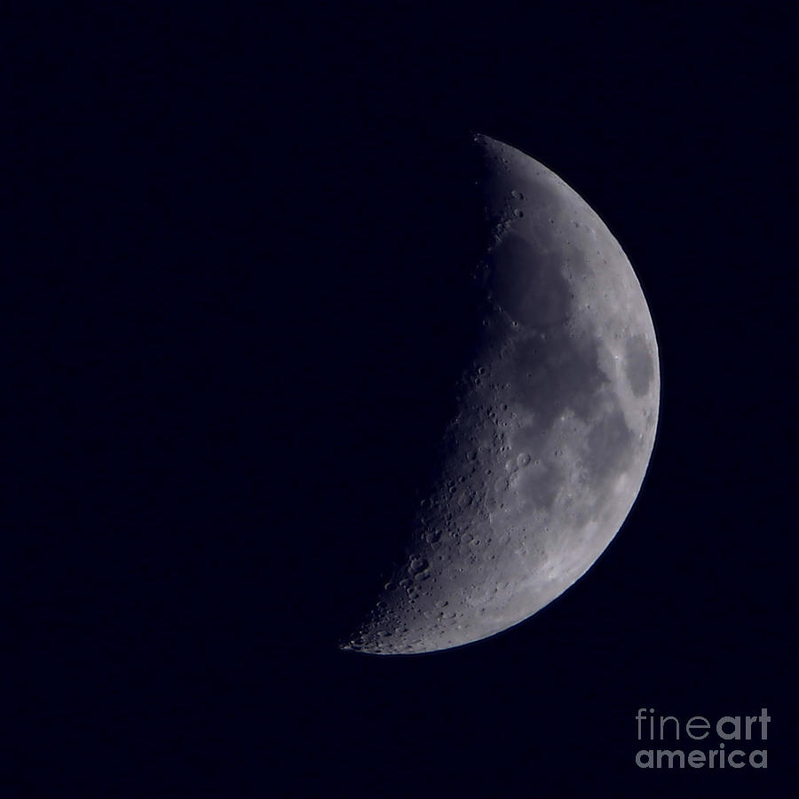 Waxing Crescent Moon  July 5, 2022 Photograph by Sheila Lee