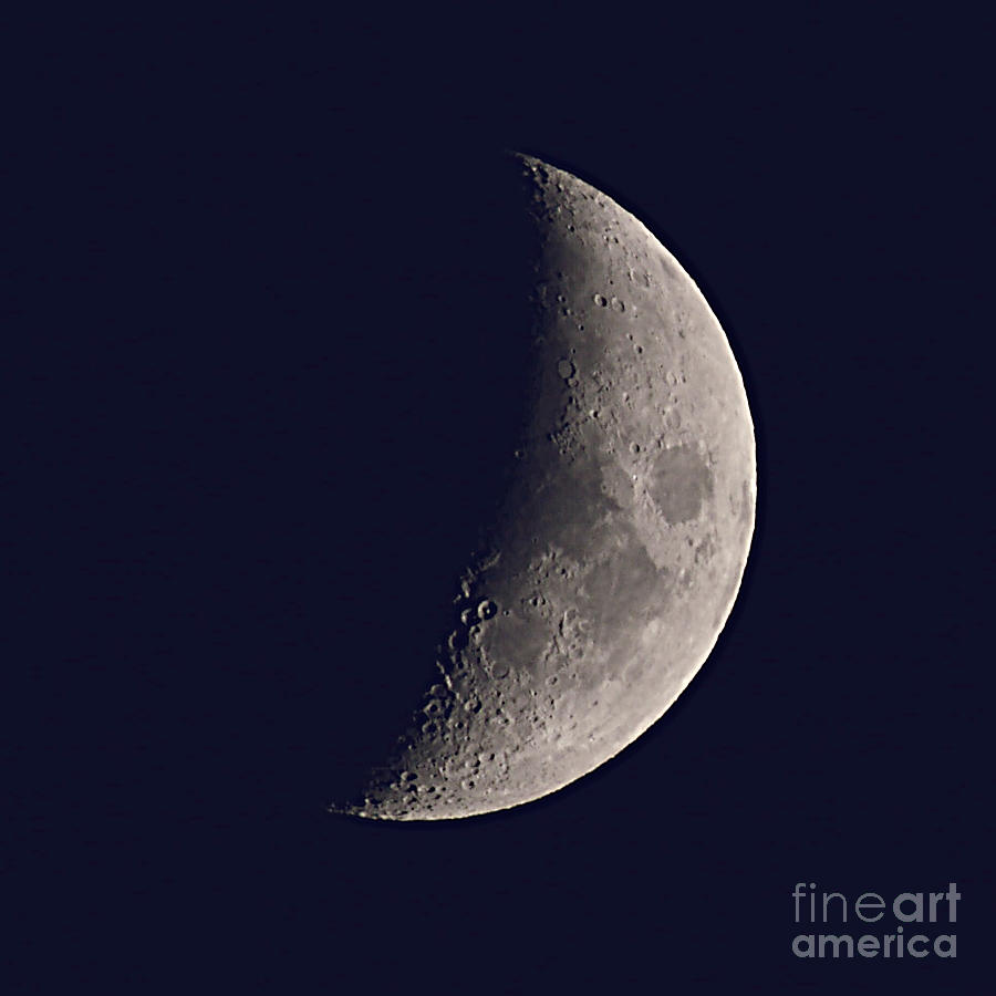Waxing Cresent Moon November 20, 2020 Photograph by Sheila Lee
