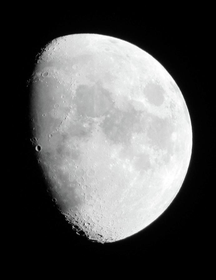 Waxing Gibbous Moon 75 percent 06 11132021 Photograph by Pamela