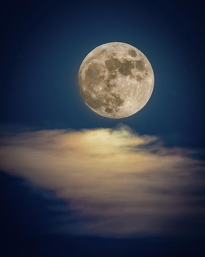 Waxing Gibbous Moon Photograph by Joe Myeress