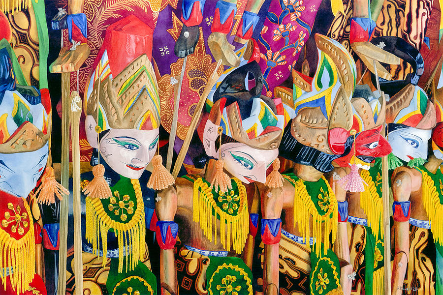 Wayang Golek Painting by Espero Art