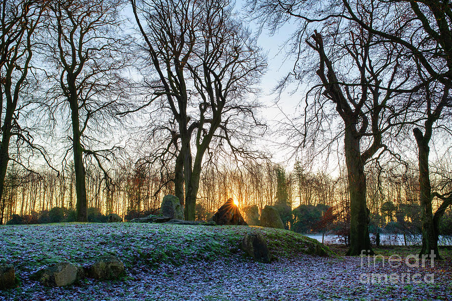 Waylands Smithy Winter Sunrise Photograph by Tim Gainey