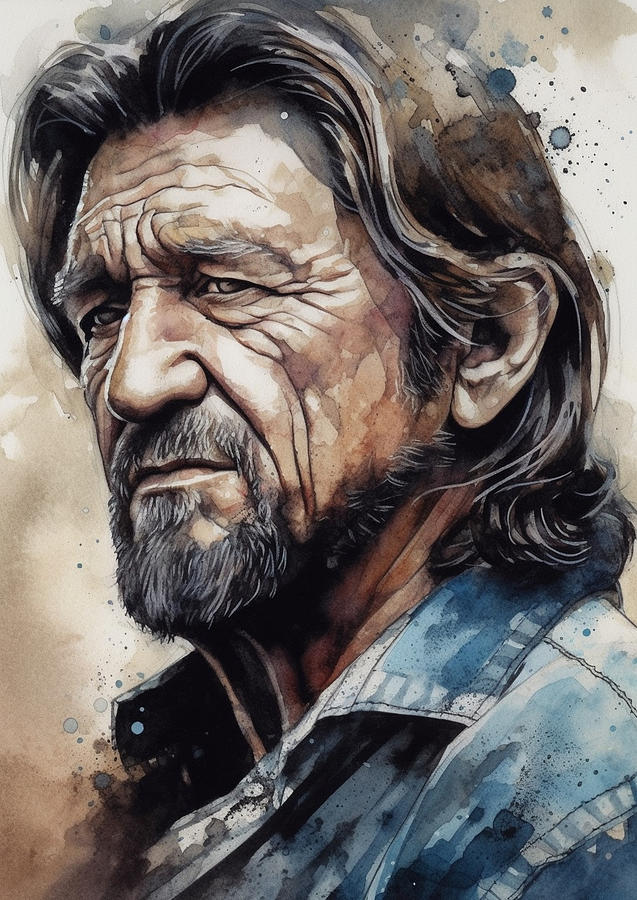 Waylon Jennings Digital Art by Dieu Vuong Kha - Fine Art America