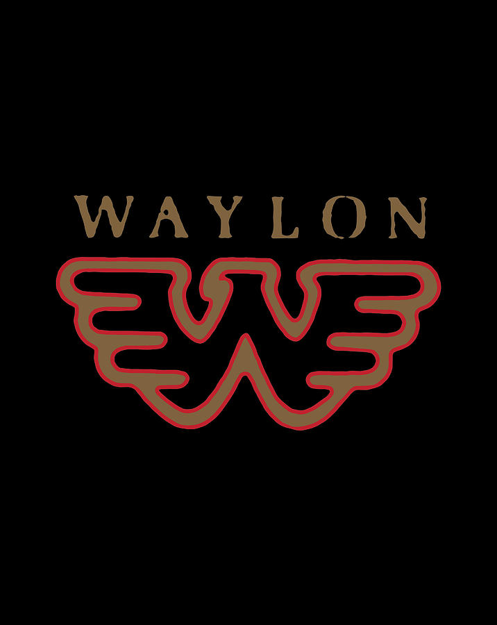 Waylon Jennings Flying W Official Merchandise Digital Art by Frank Nguyen