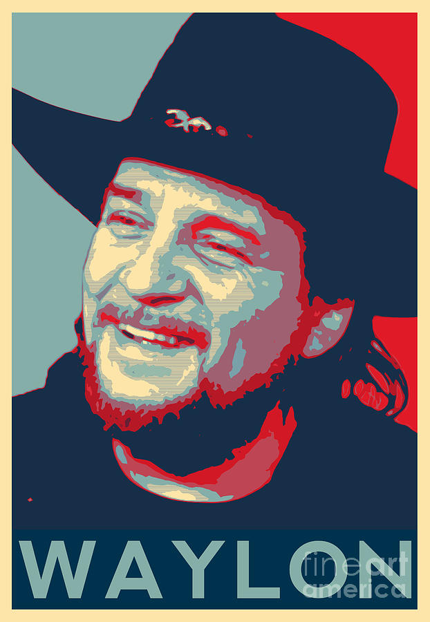 Waylon Jennings Digital Art By Tom Bro 9937