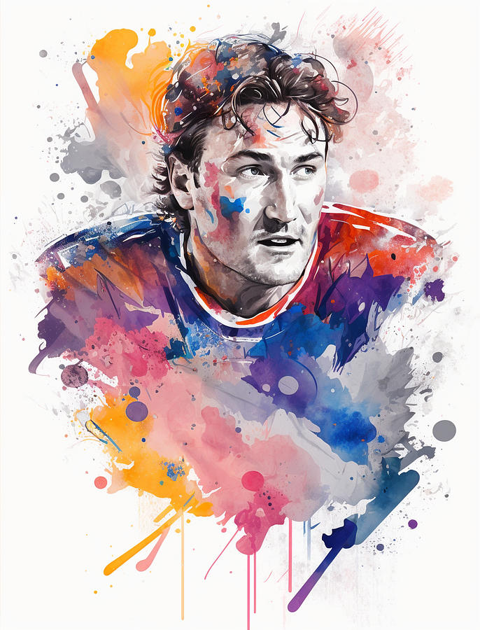 Wayne Gretzky Digital Art by Thuy Dinh Thi - Fine Art America