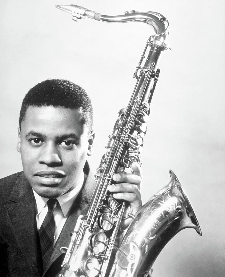 Wayne Shorter, in his days as one of Art Blakeys Jazz Messengers. 1961. Photograph by Album