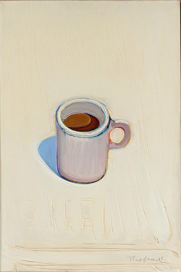 Wayne Thiebaud Coffee Painting by Dan Hill Galleries