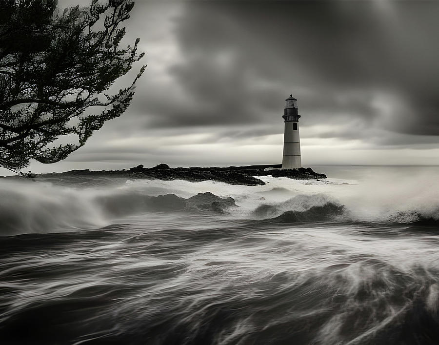 Waypoint Lighthouse  Photograph by Lisa Lambert-Shank