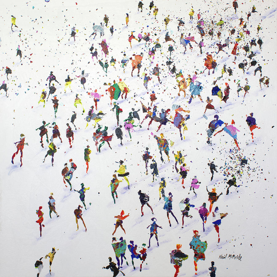 We Came Here to Dance Painting by Neil McBride