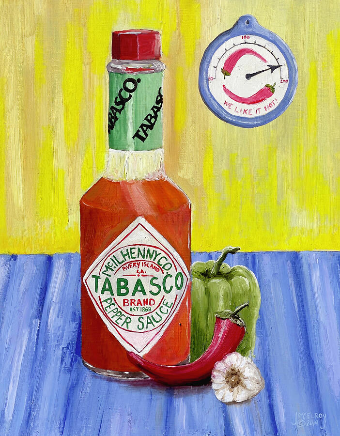 Still Life Painting - We Like It Hot by Jerry McElroy