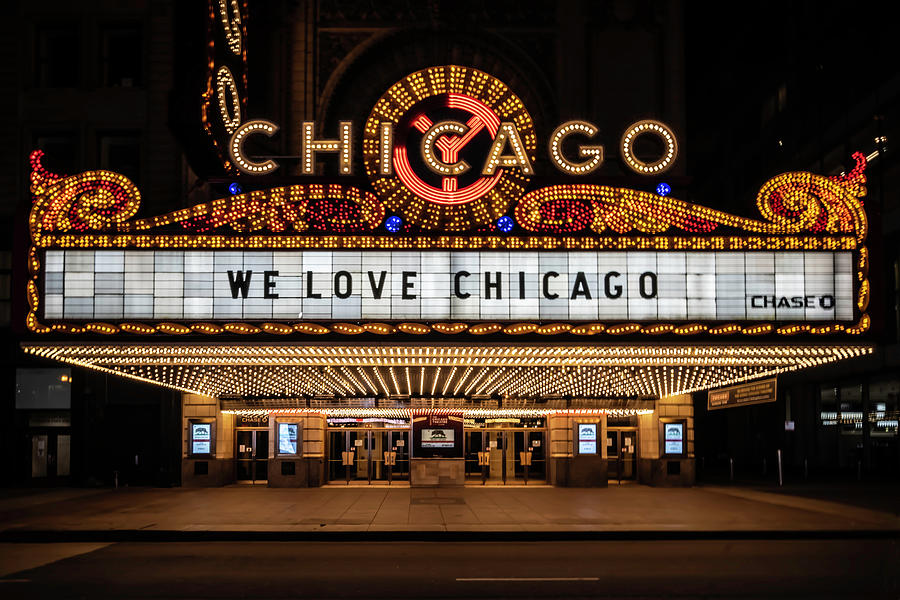 We Love Chicago sign Photograph by Sven Brogren