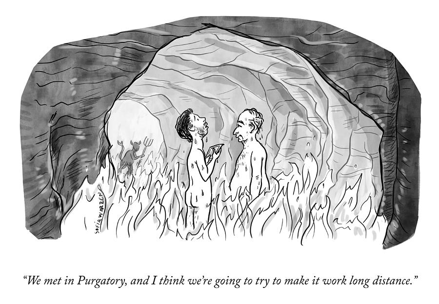 We Met In Purgatory Drawing by Sofia Warren We Met In Purgatory Drawing by Sofia Warren