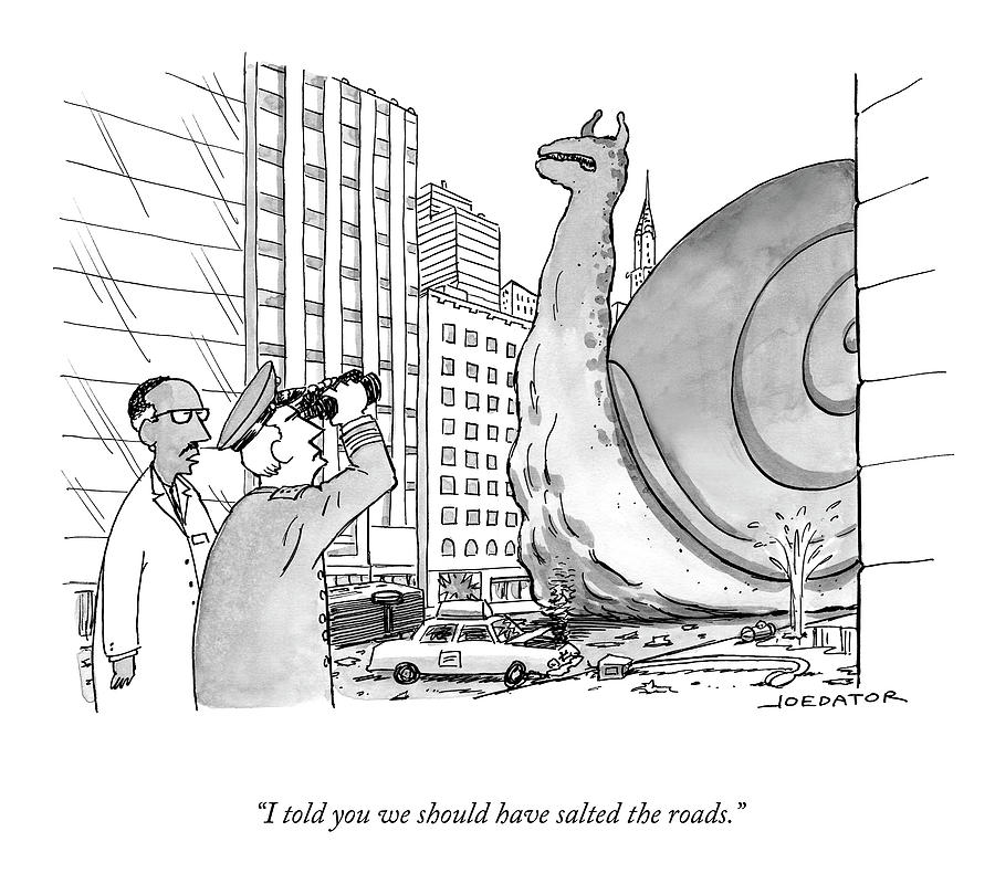 We Should Have Salted Drawing by Joe Dator We Should Have Salted Drawing by Joe Dator