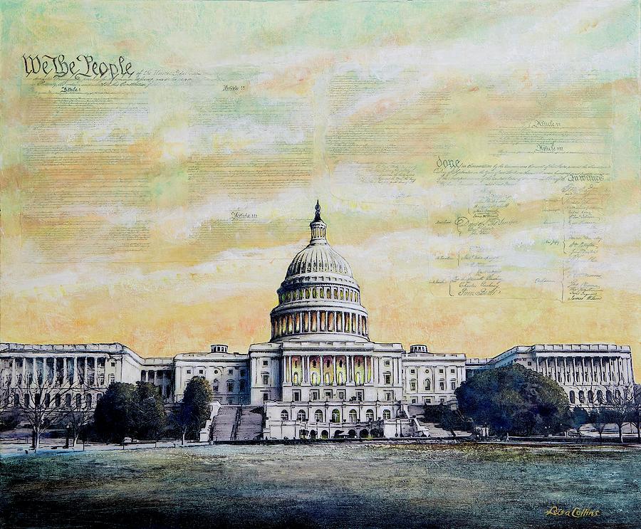 We the People Mixed Media by Leisa Collins | Fine Art America