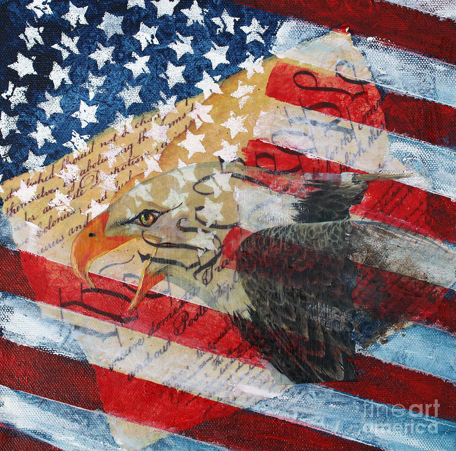 We The People Mixed Media by Li Newton