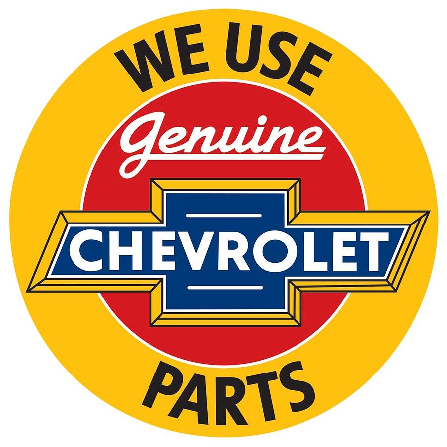 We Use Genuine Chevrolet Parts Car Automobile Automobilia Advertising ...