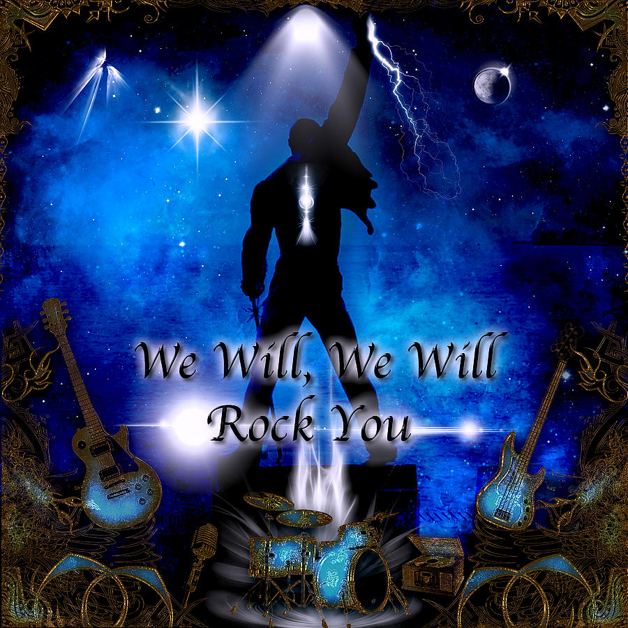 We Will Rock You Digital Art by Michael Damiani