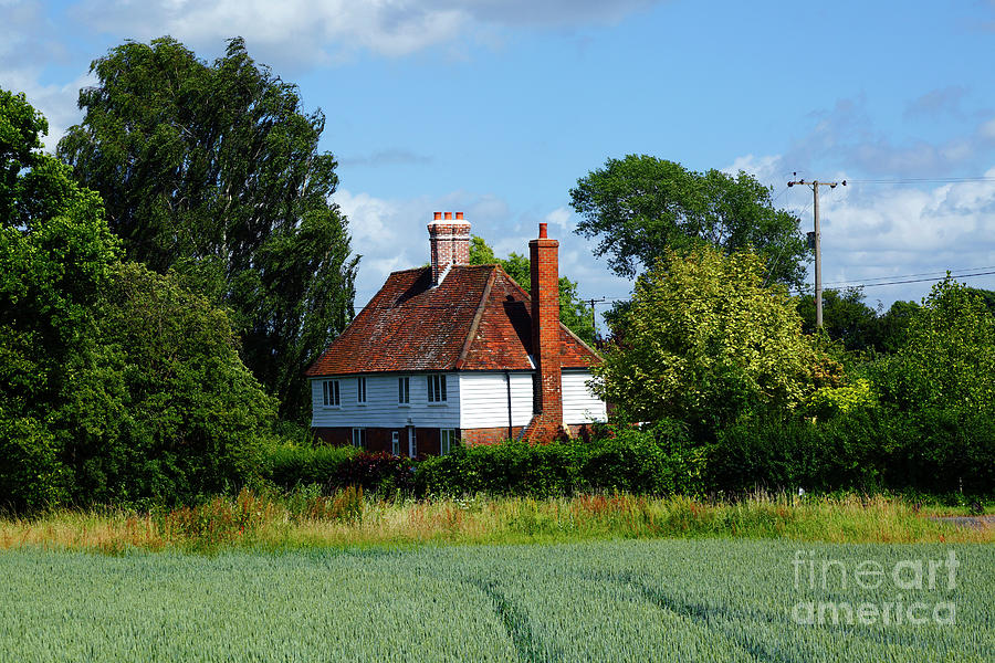 Wealden cottage near Capel Kent England Photograph by James Brunker