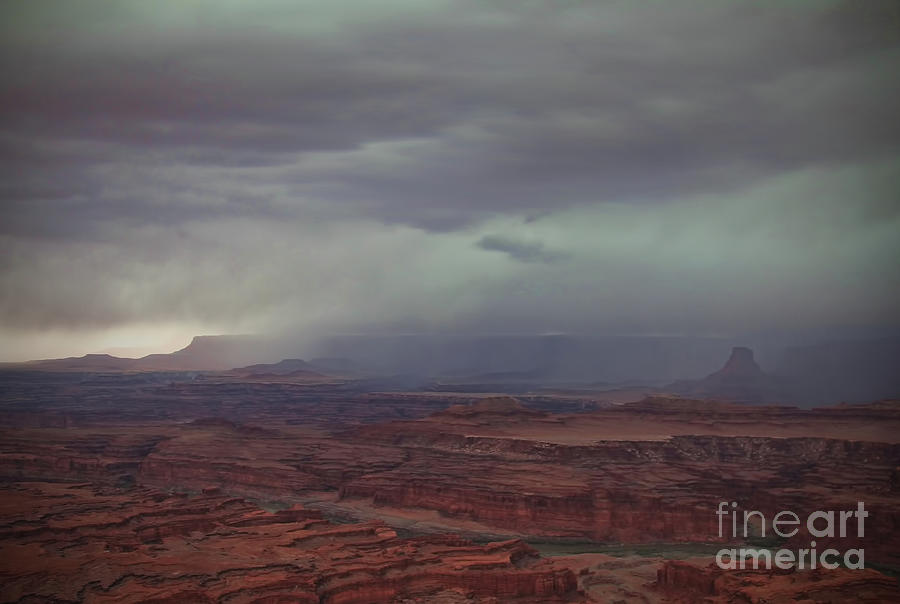 Weather Shot Moab Utah Photograph by Stephanie Laird