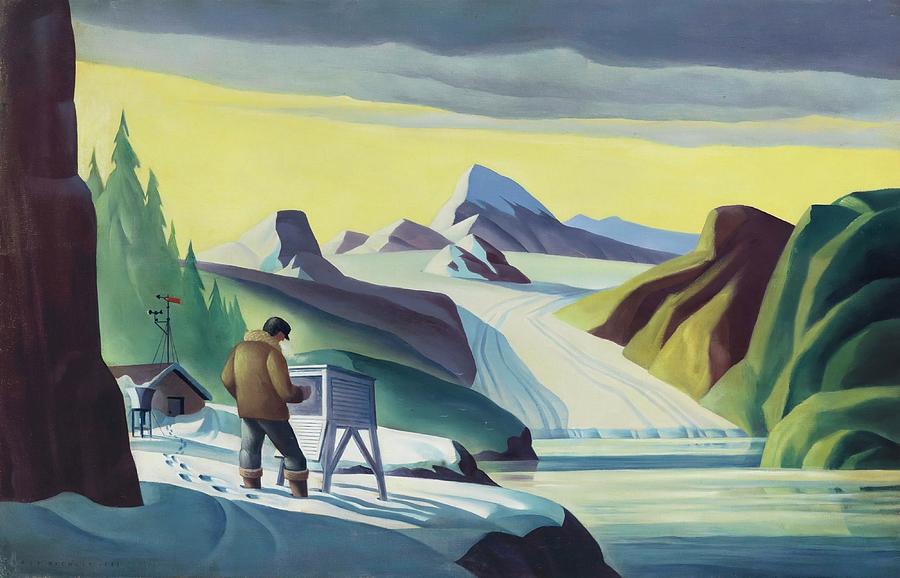 Weather Station in Alaska Painting by Dale William Nichols