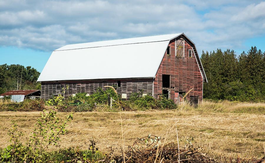 Weathered Barn on SR 20 Photograph by Tom Cochran