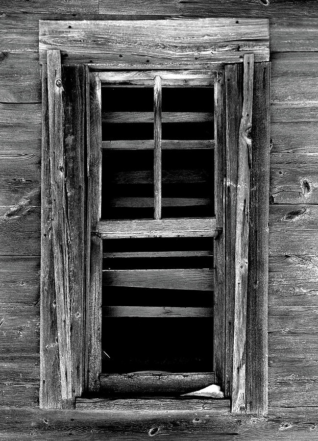 Weathered Barn Window - Newberry, Michigan USA - Photograph by Edward Shotwell