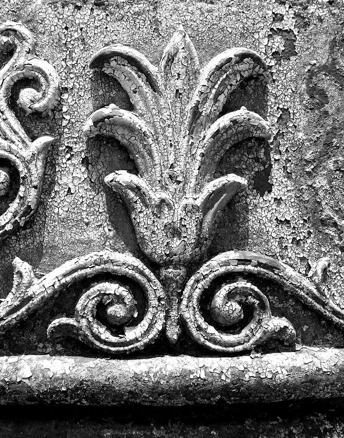 Weathered Ornamental Motif- Art by Linda Woods Photograph by Linda Woods