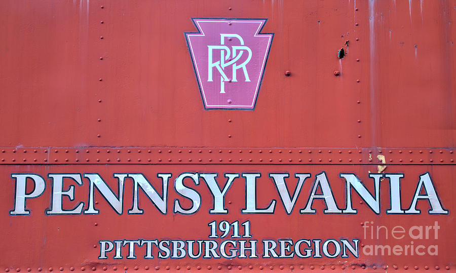 Weathered Pennsylvania Railroad Logo Photograph by Adam Jewell