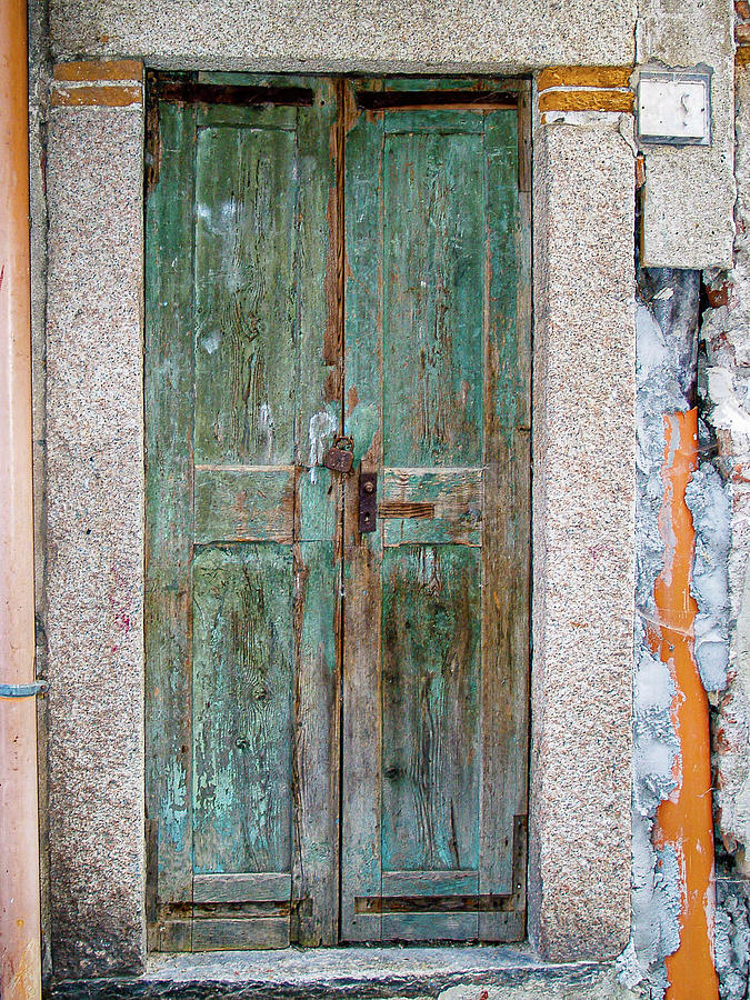 Weathered Turquoise Door... Photograph by David Choate - Fine Art America