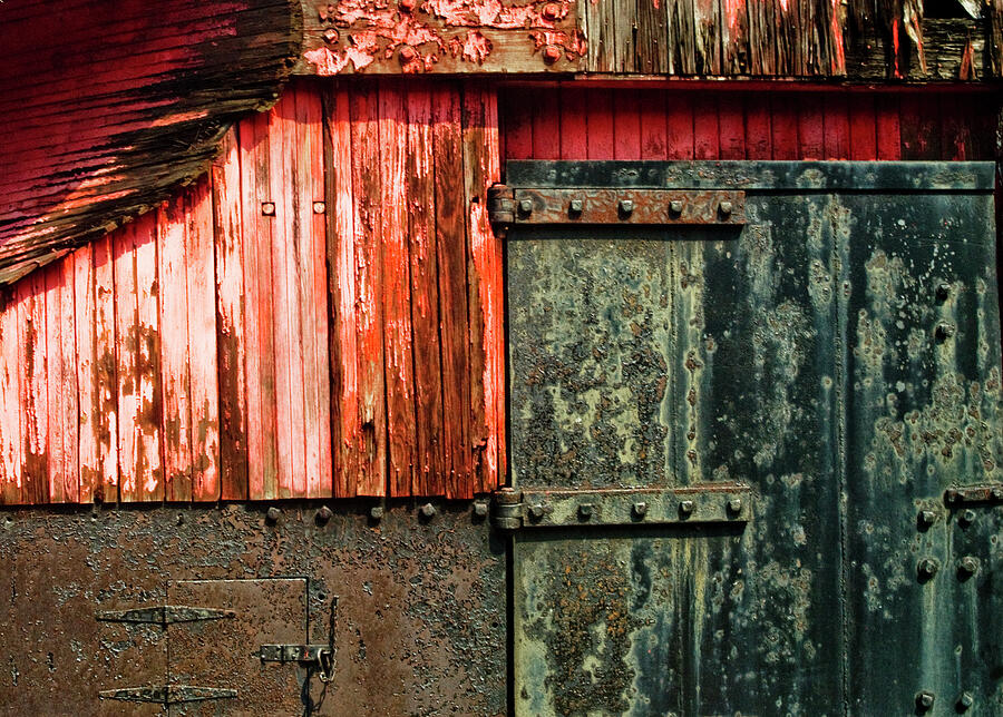 Weathered Wood and Metal Photograph by Paul W Faust - Impressions of Light