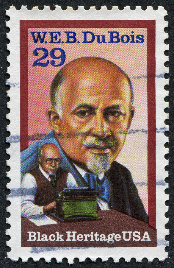 W.E.B. Du Bois Stamp Photograph by Traveler1116