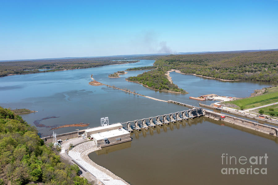 Webbers Falls Lock and Dam Photograph by Mike Suter - Fine Art America