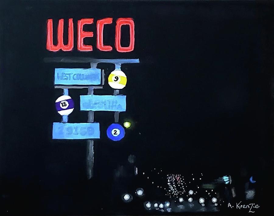 Weco Painting by Amy Kuenzie