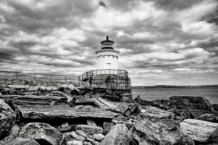 Wedding Cake Lighthouse Photograph by Greg Fortier
