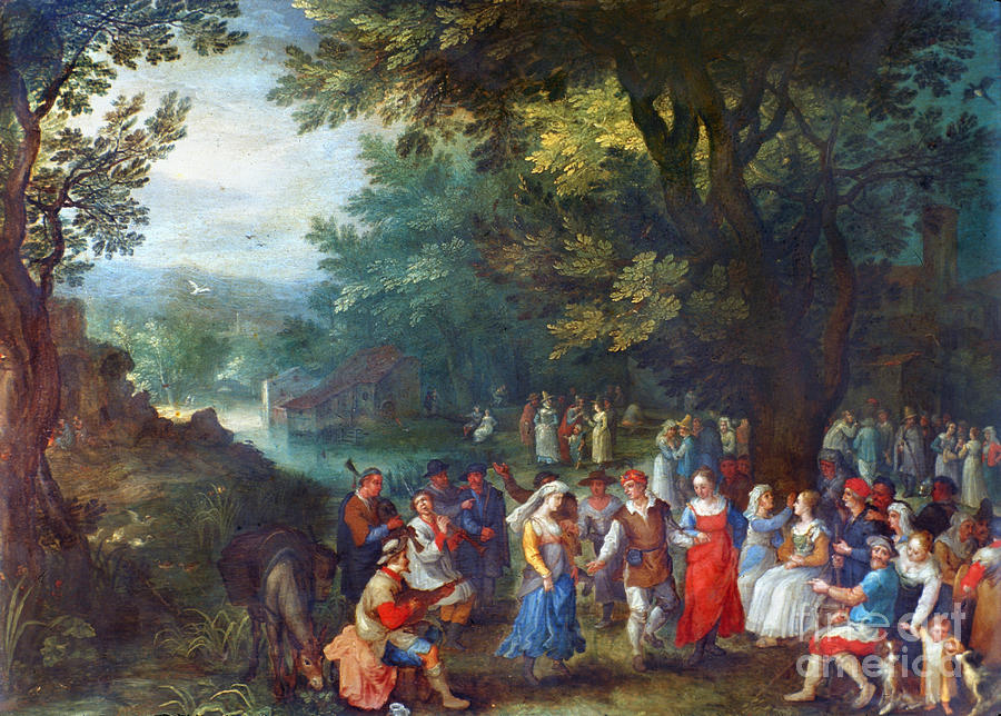 Wedding Dance Painting by Jan Breughel the Elder