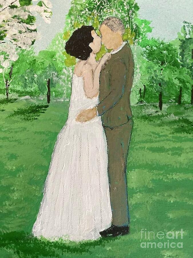 Wedding Day Painting by Patrick Grills