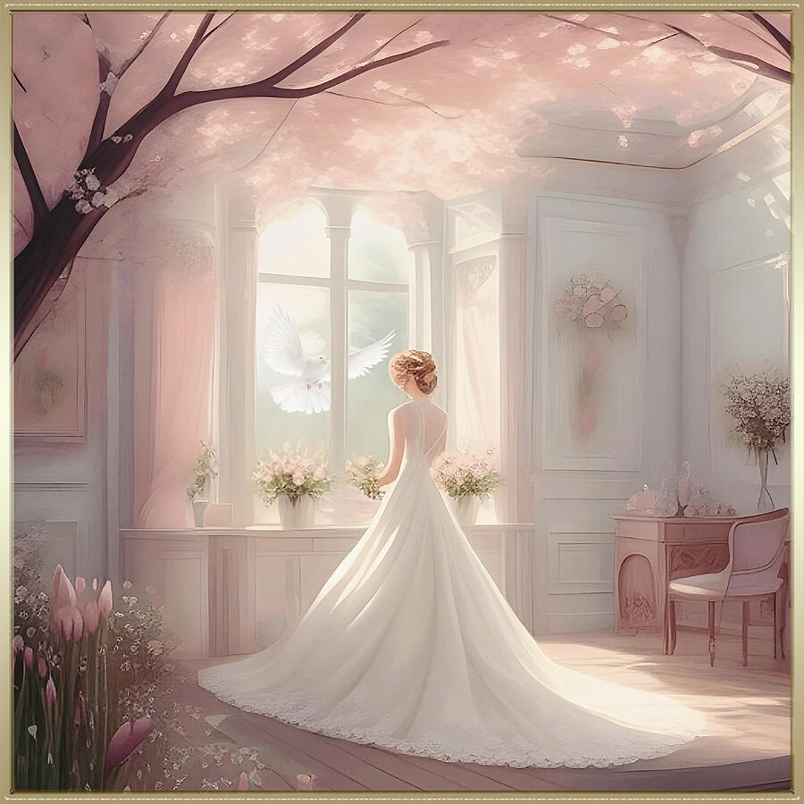 Dove Digital Art - Wedding Day suite by Harald Dastis