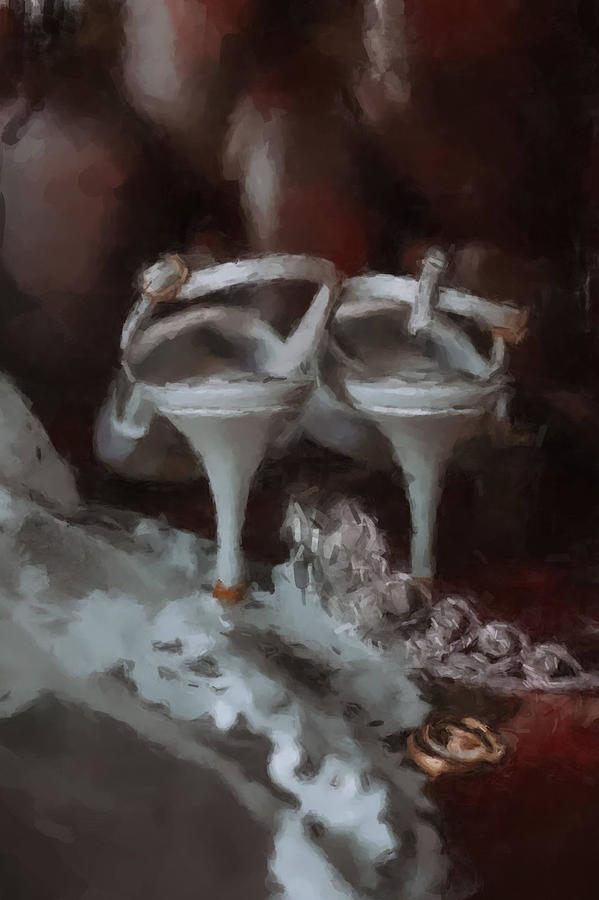 Wedding Heels Painting by Gary Arnold