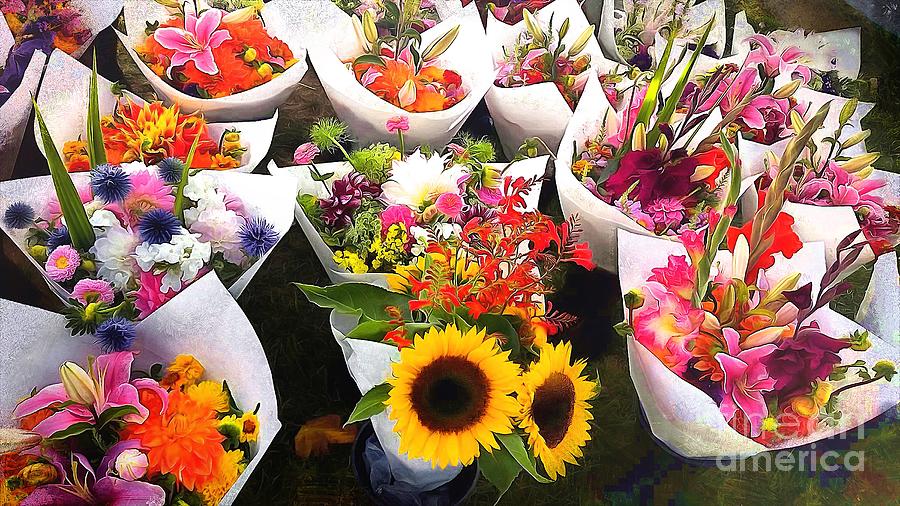 Wednesday Market Flowers Photograph by Sea Change Vibes