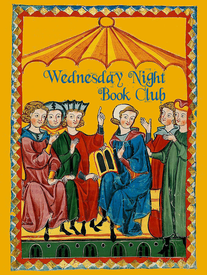 Medieval Drawing - Wednesday Night Book Club by Donald Meissner