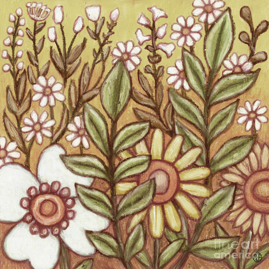 Weeds Gone Wild. Wildflora Painting by Amy E Fraser