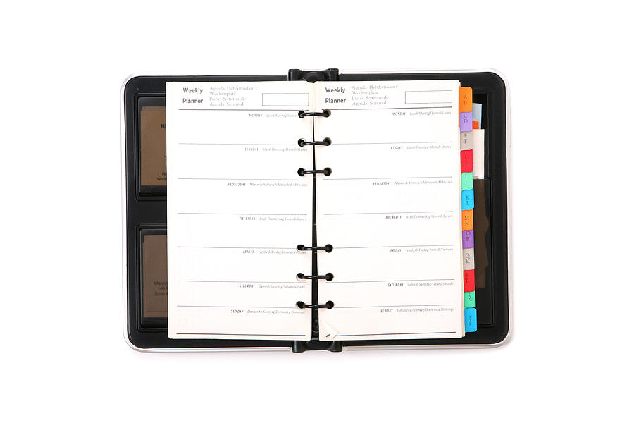 Weekly Planner Photograph by spxChrome